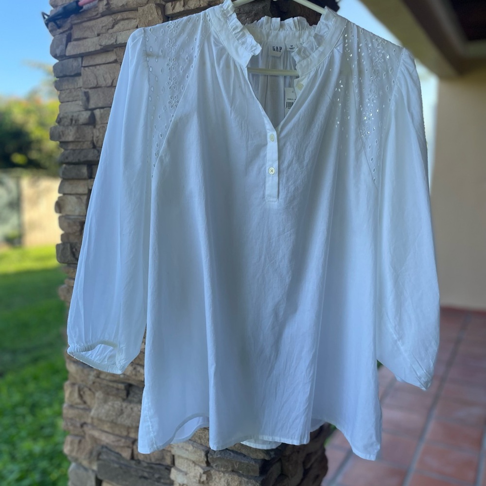 GAP Women's White Blouse